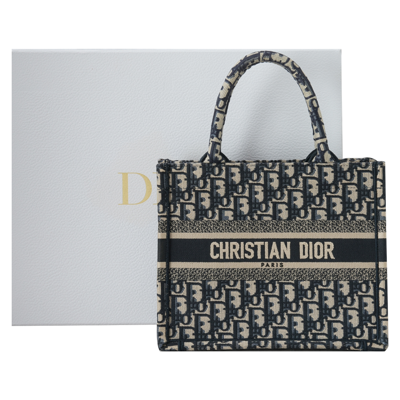 CHRISTIAN DIOR(USED)크리스찬디올 오블리크 북토트 스몰 백